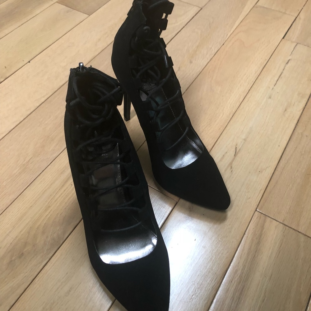 Cute Lace Up Heels - Picture 9 of 9